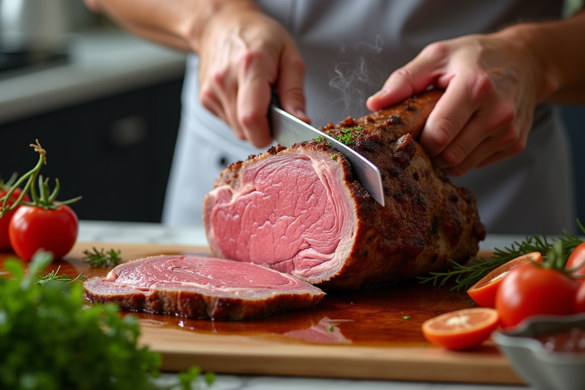 agneau cuisson